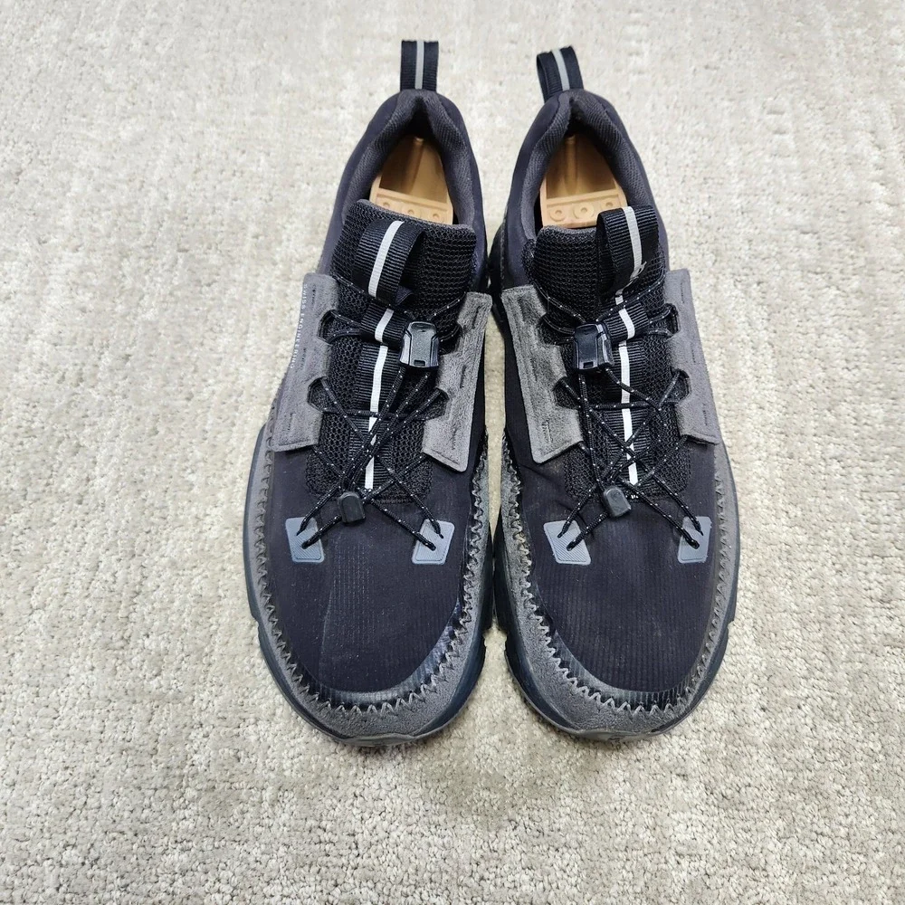 On Cloud Cloudaway Shoes Men 9.5 Black Gray Running Athletic 4999134 Waterproof‎